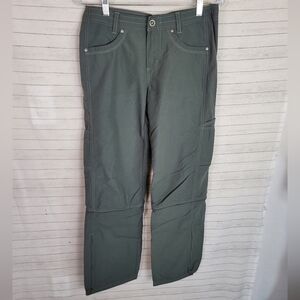 KUHL BANDITA CONVERTIBLE PANTS IN GREEN, SZ 6
